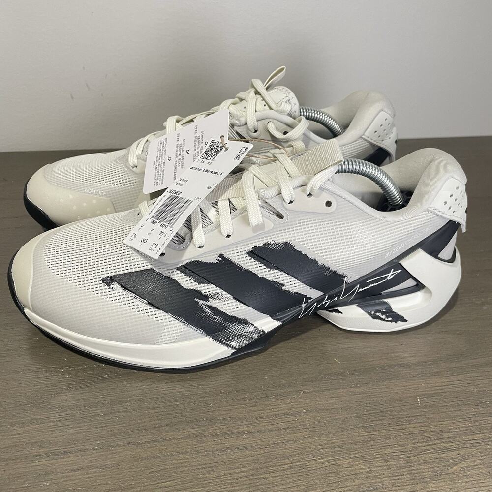 Adidas Womens Size 7.5 Tennis Shoes NEW Y-3 Adizero Ubersonic 5 Gray JQ2900